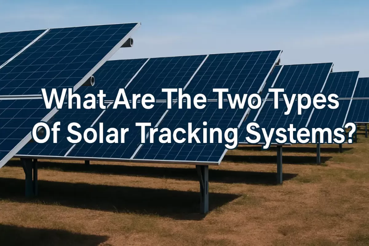 What Are The Two Types Of Solar Tracking Systems ？