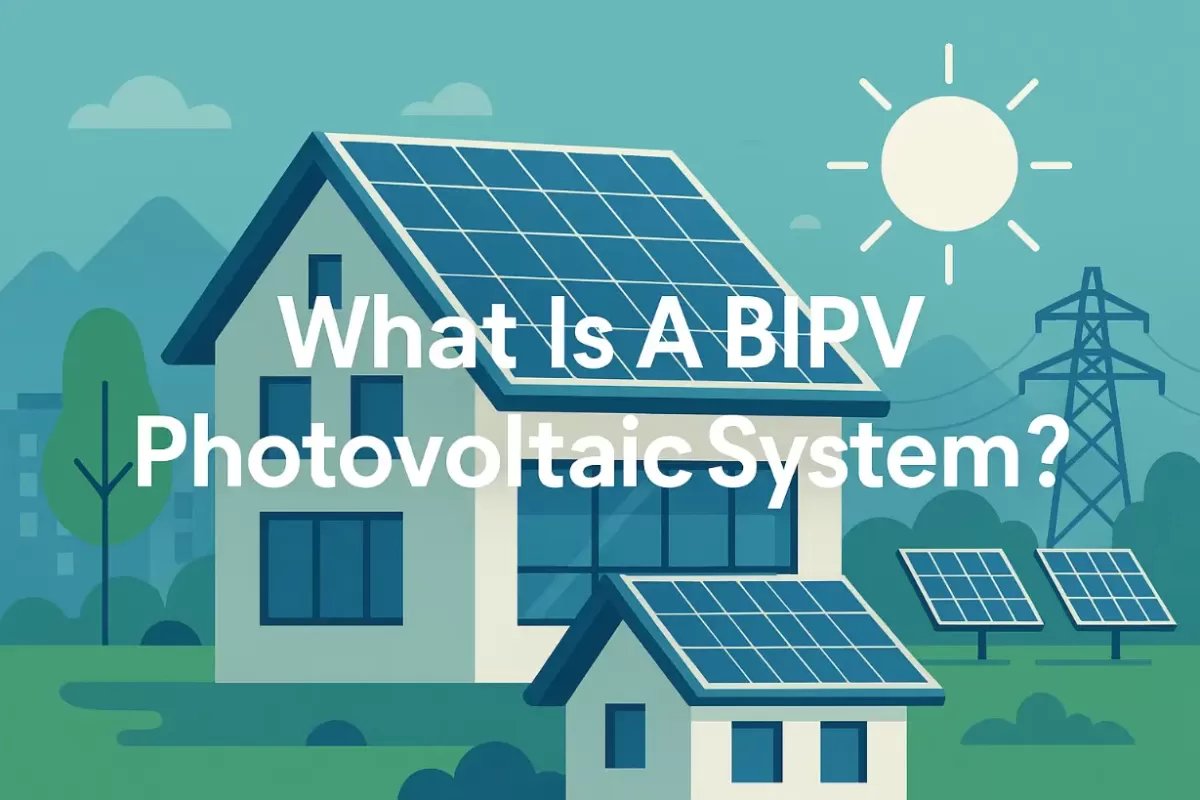 ​​¿Qué es un sistema fotovoltaico BIPV ?​​