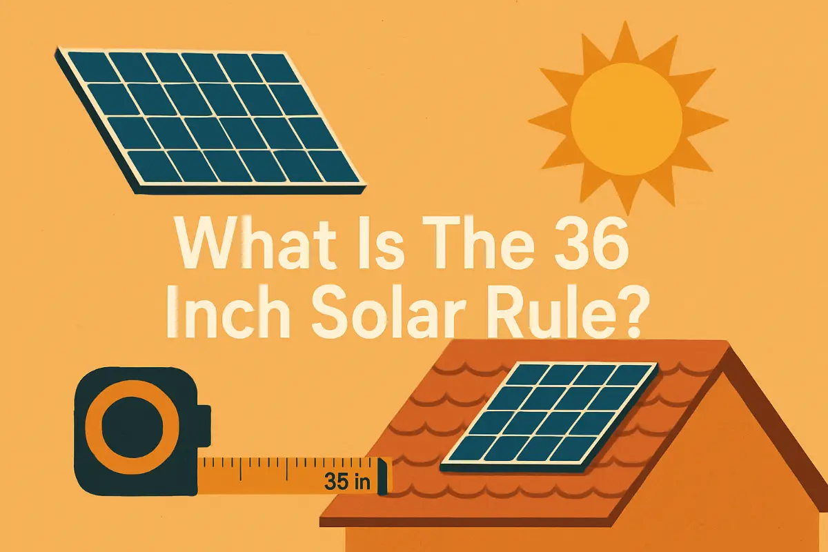 ​​¿Qué es la Regla Solar de 36 Pulgadas ? Normas NFPA/IFC de Incendios Explicadas​​