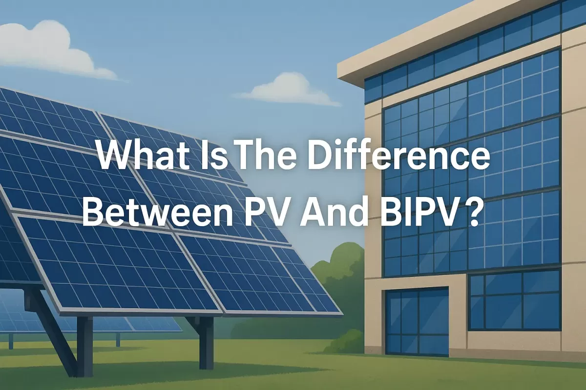 ¿Cuál es la diferencia entre PV y BIPV?