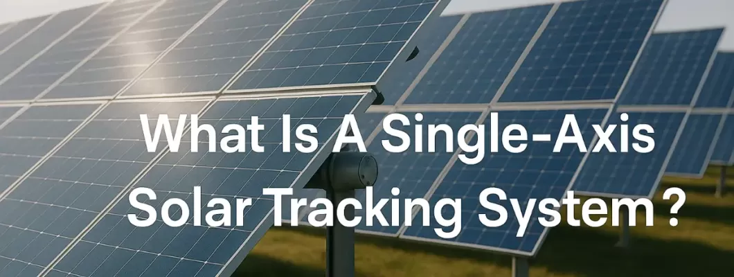 What Is A Single-Axis Solar Tracking System? What Is A Single-Axis Solar Tracking System?