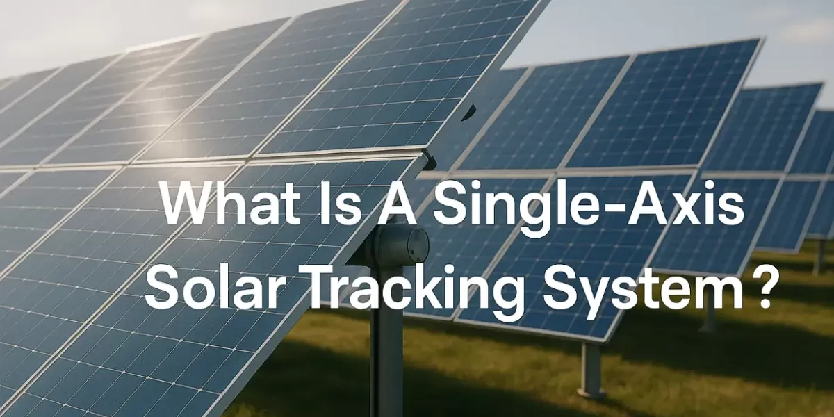 ¿Qué es un Seguidor Solar Monoeje? ¿Qué es un Seguidor Solar Monoeje?