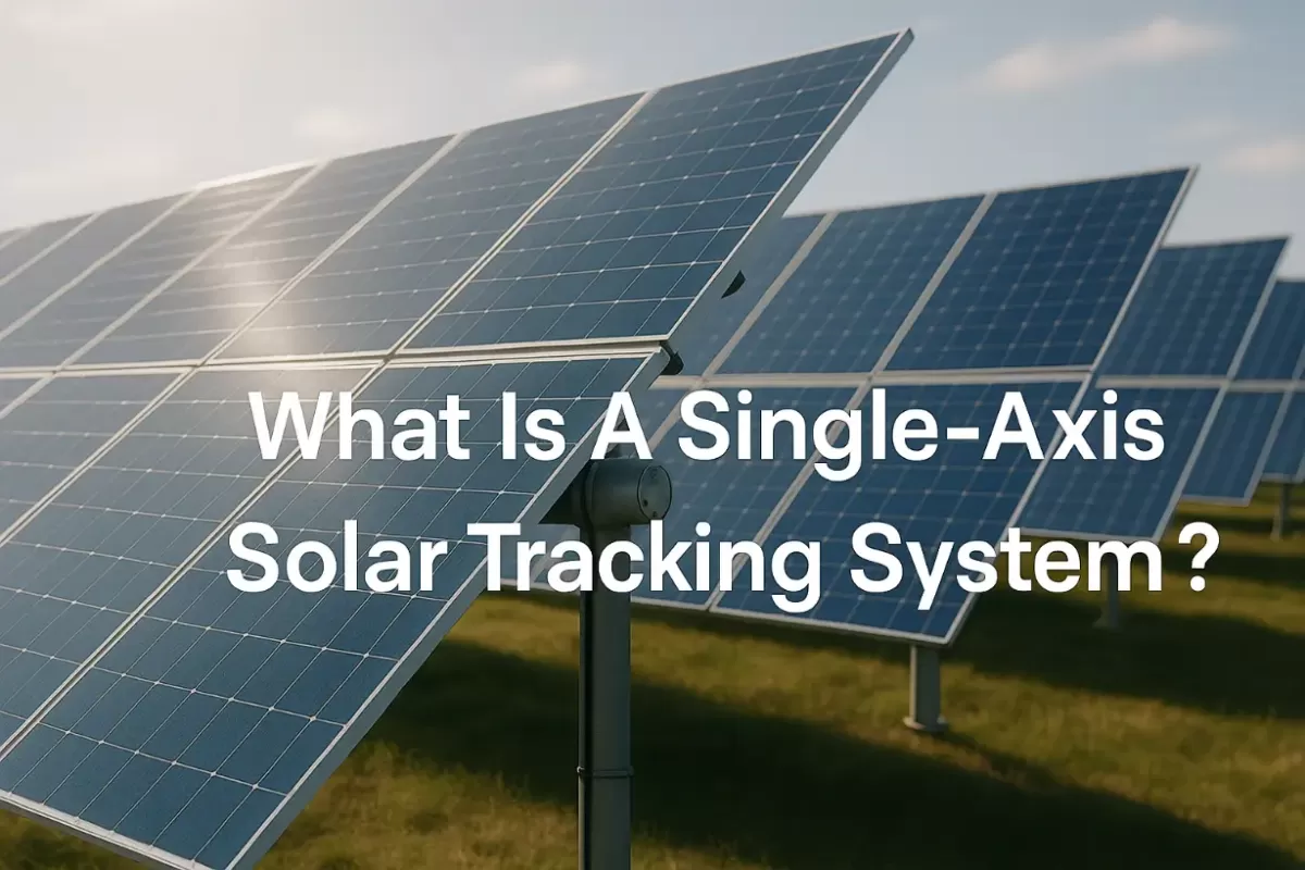 ¿Qué es un Seguidor Solar Monoeje?
