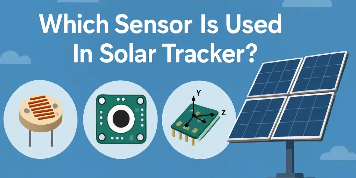 Which Sensor Is Used In Solar Tracker ?