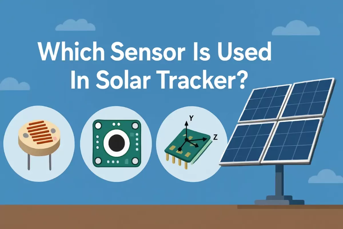 Which Sensor Is Used In Solar Tracker ?