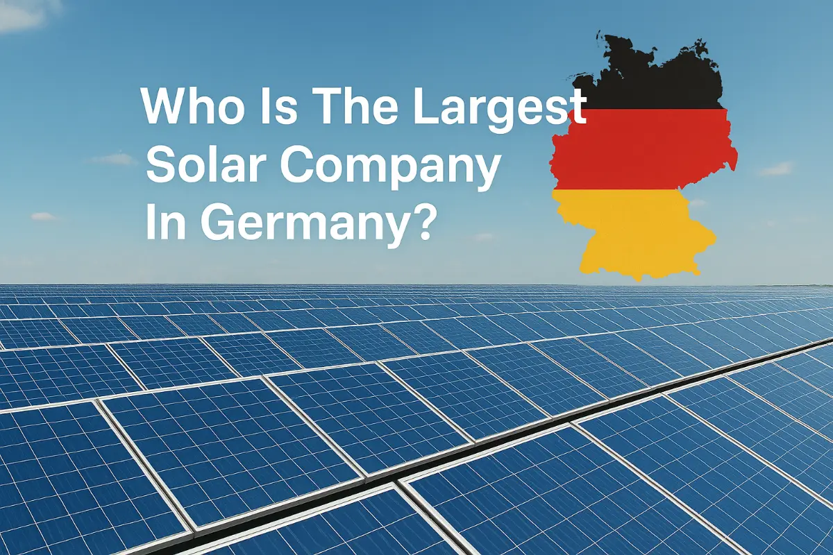 ​​¿Quién es la mayor empresa solar en Alemania?​​