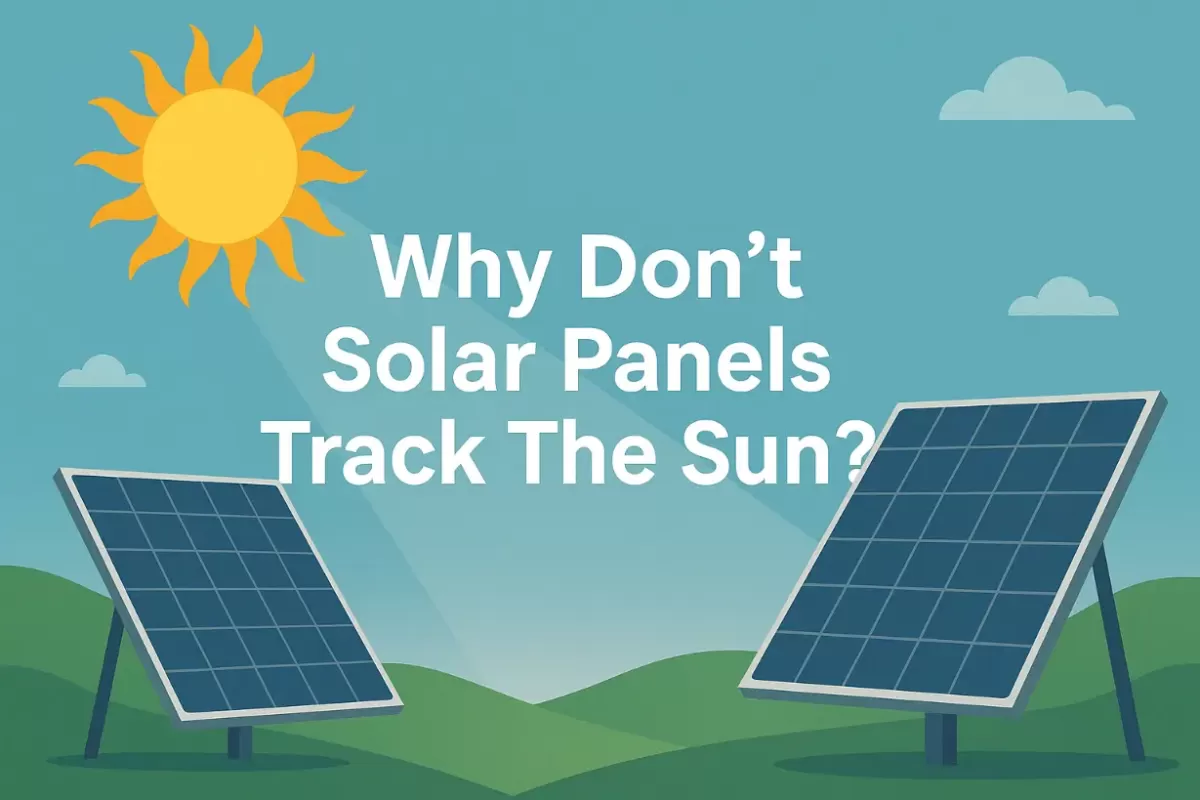 Why Don't Solar Panels Track The Sun ?