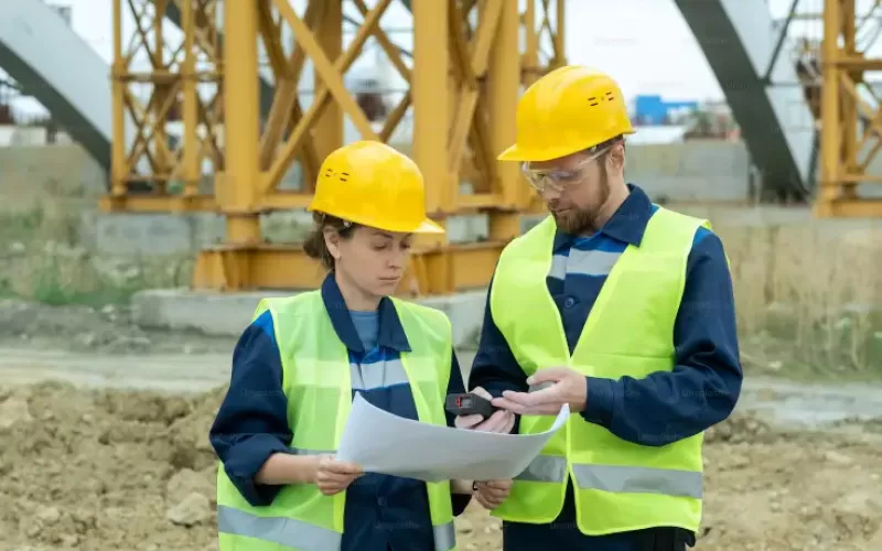 Ingenieros analizando diseño solar con IA y sistema GS-Light Tracker en fábrica inteligente de 110,000m² para 48GW+ en 100+ países