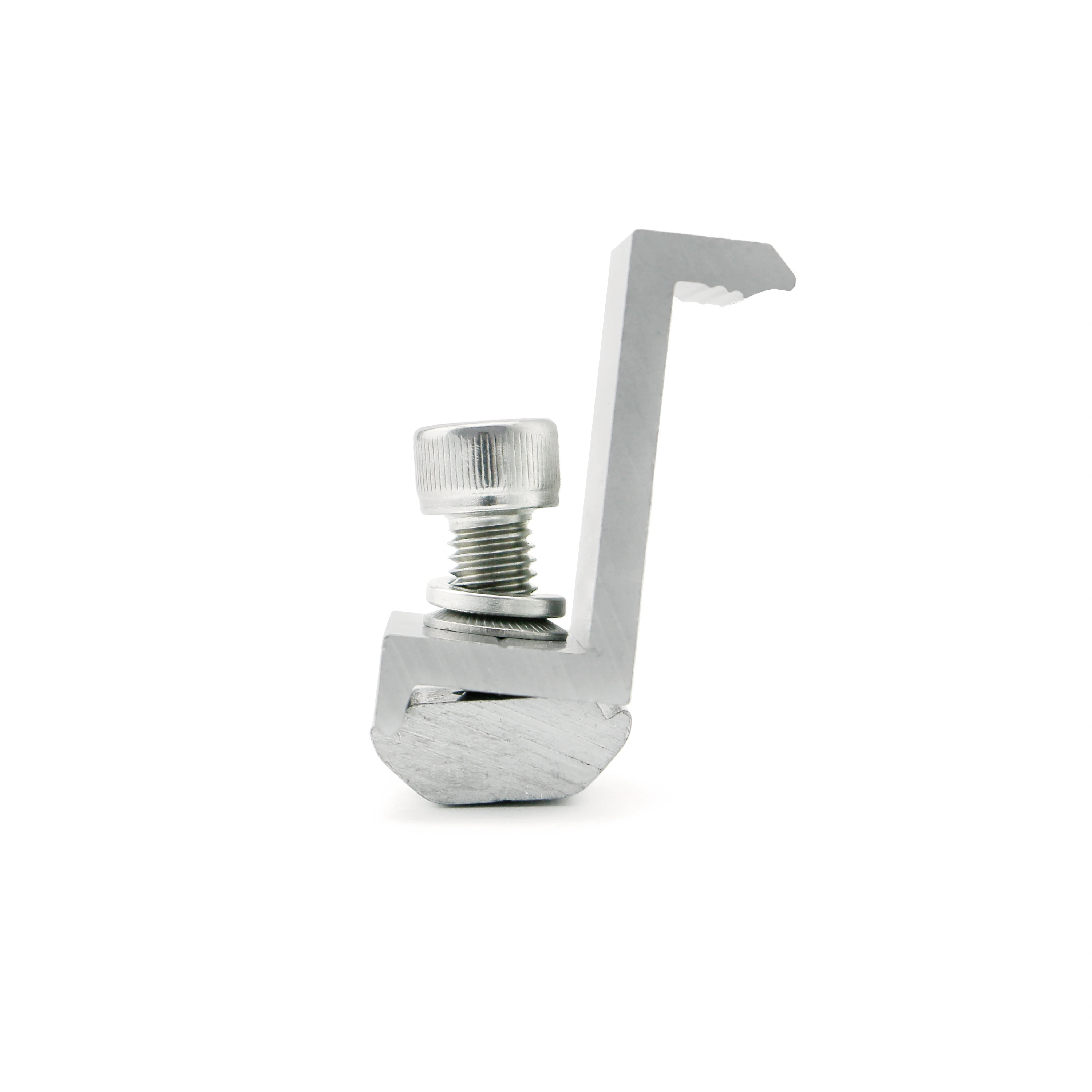 Solar Panel End Clamp Kit Installation with GS-EC Series on Aluminum Rail