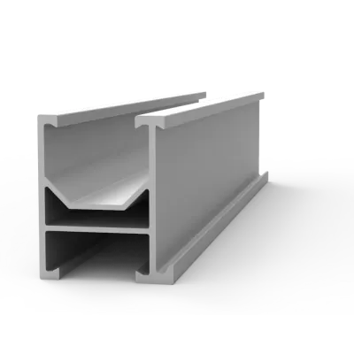 Rieles para Montaje de Paneles Solares - Riel IDH (GS01-IHR-(longitud))