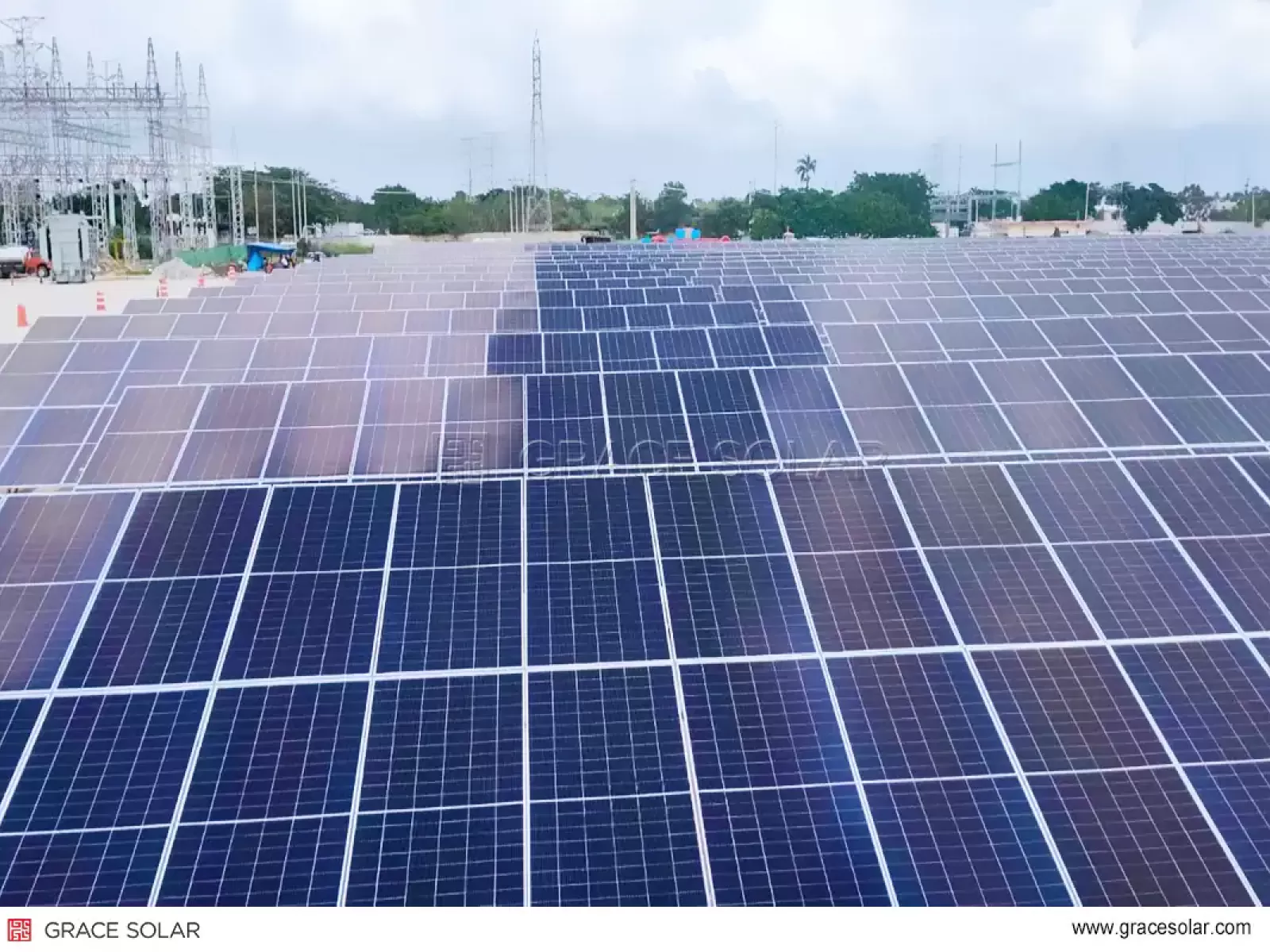Système de Suivi au Sol Grace Solar 8,5 MW au Mexique