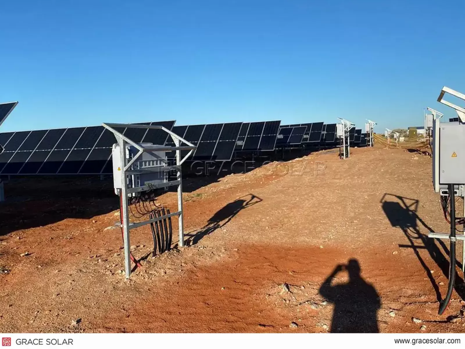 Panneaux avec inclinaison optimale de 50 degrés