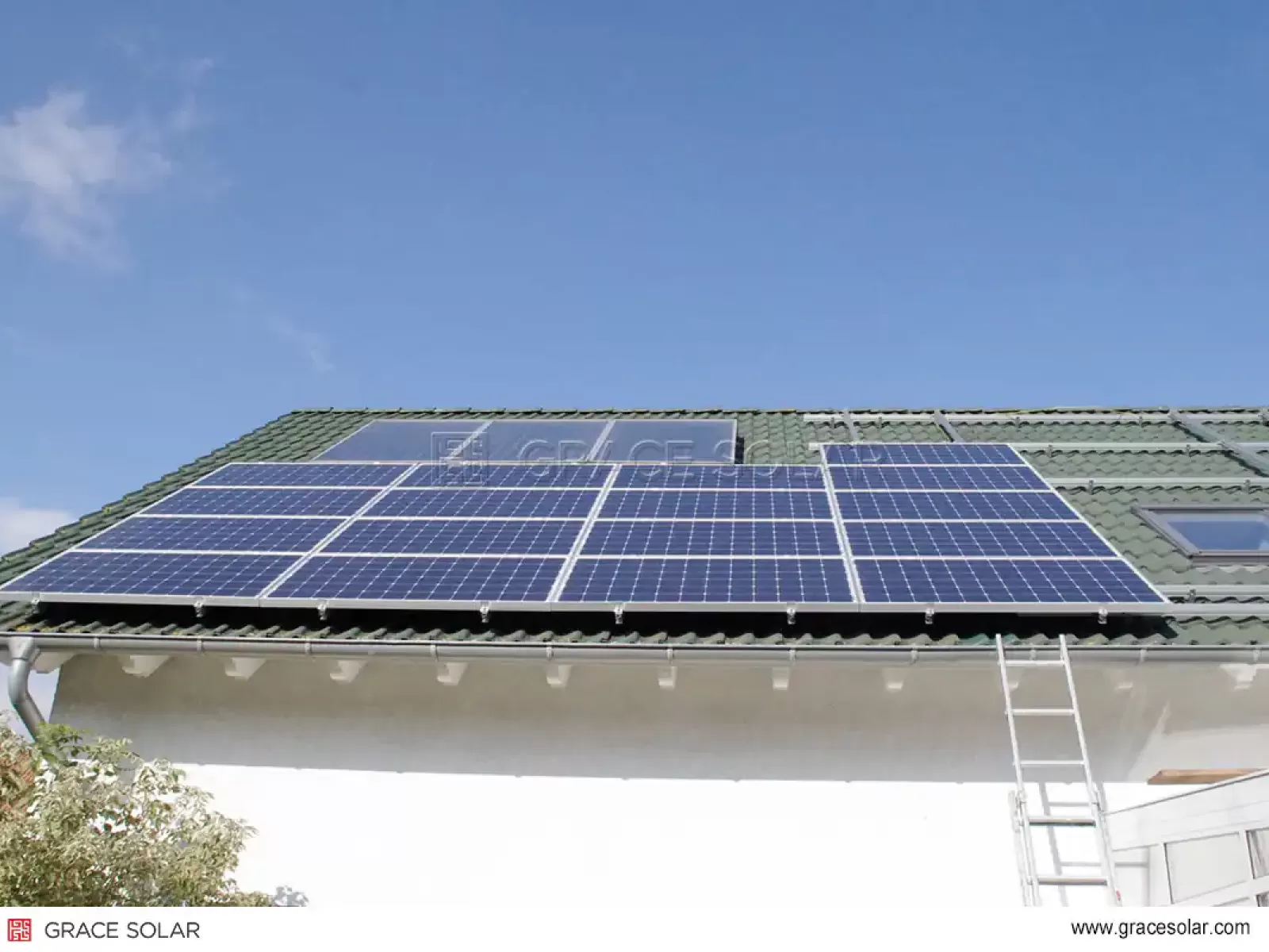 Vue Aérienne Toit Industriel Solaire Europe