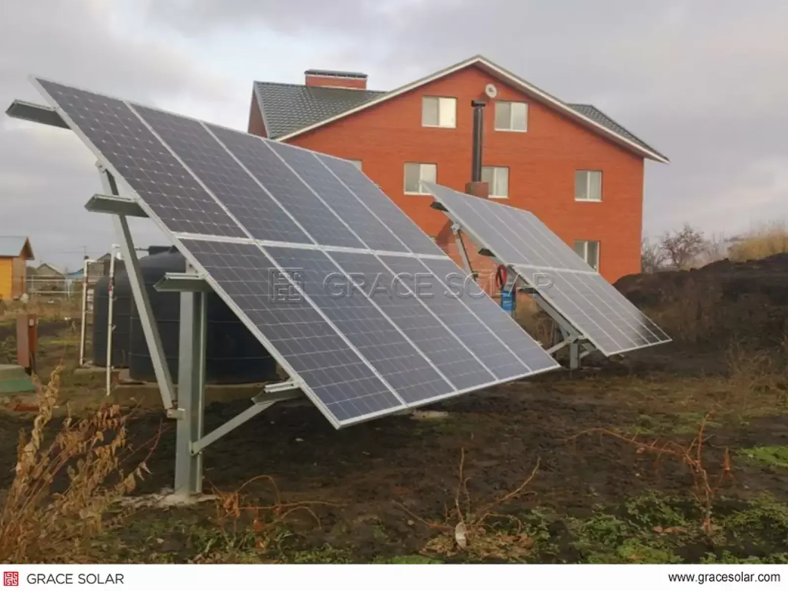 Centrale solaire de 3,2 MW en Russie par Grace Solar