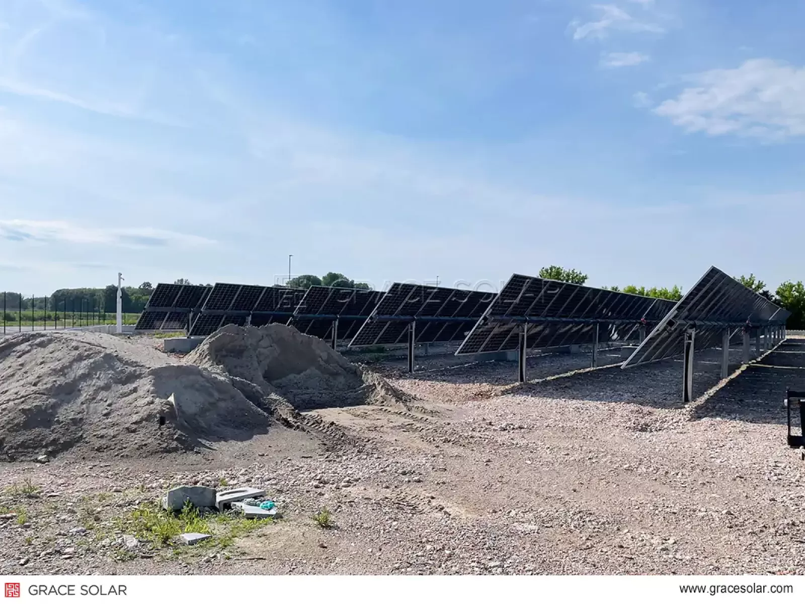 Vue d'Ensemble du Projet Solaire 4MW en Italie