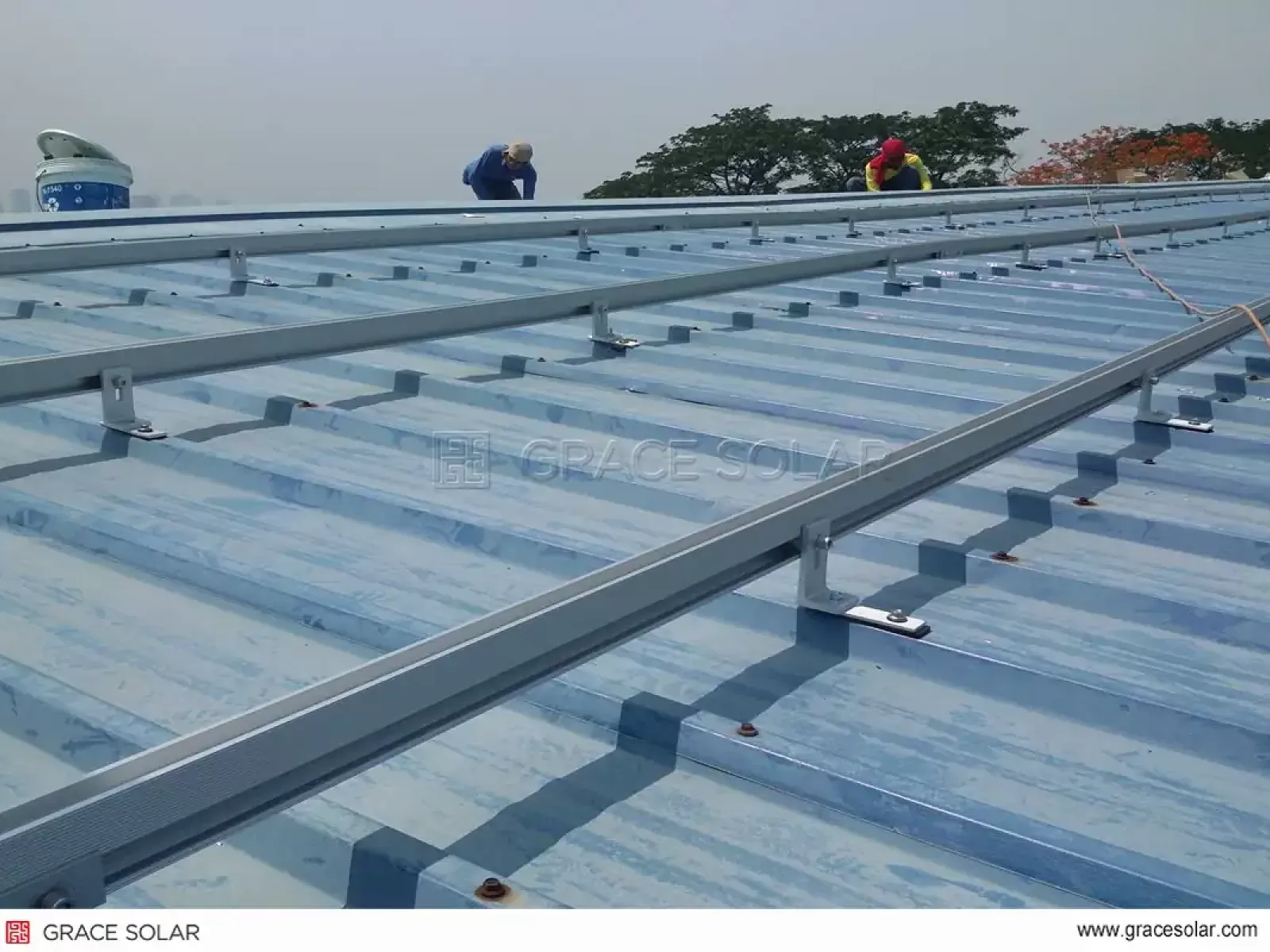 Componentes pré-montados para instalação rápida