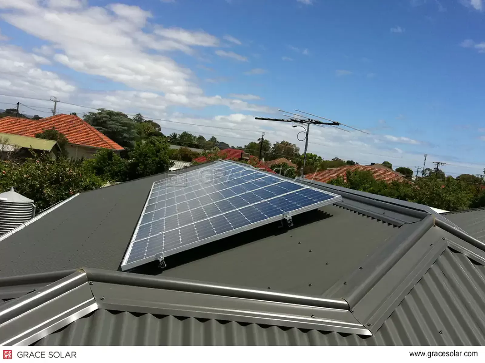Panneau Solaire de Toiture 3.61kW avec Système GS-Energy (Projet Australien)
