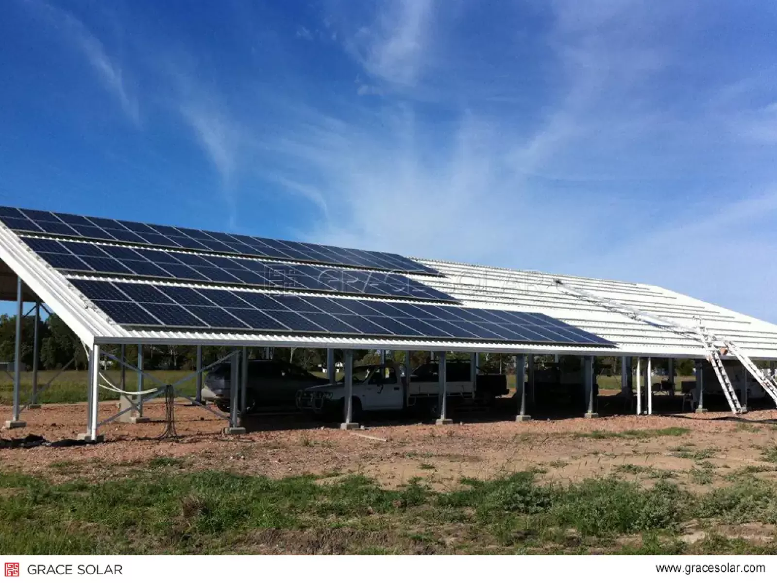 Système de Montage Solaire sur Toit – Vue d’Ensemble 50KW à Queensland