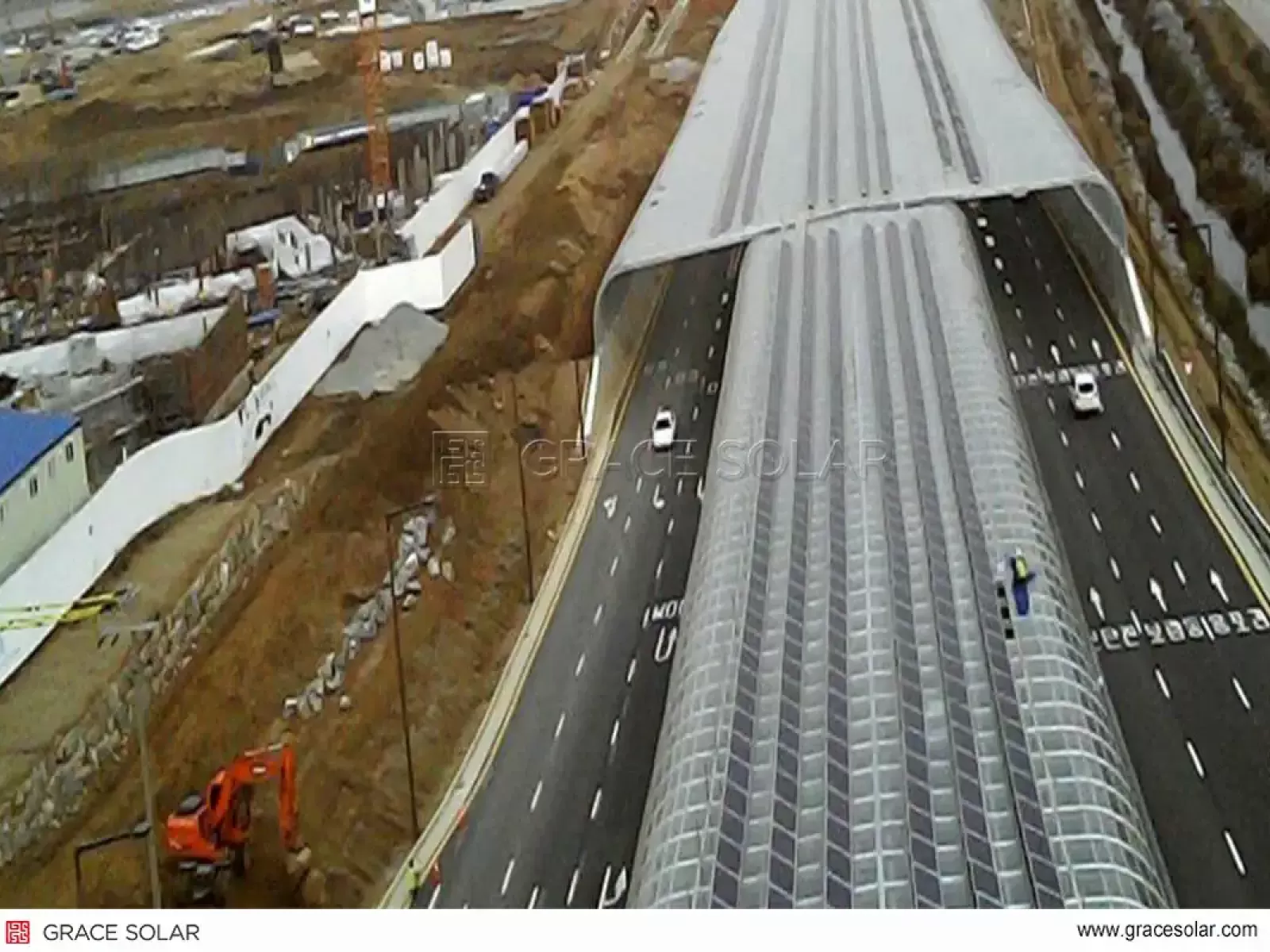 Sistema de montagem solar em telhado industrial