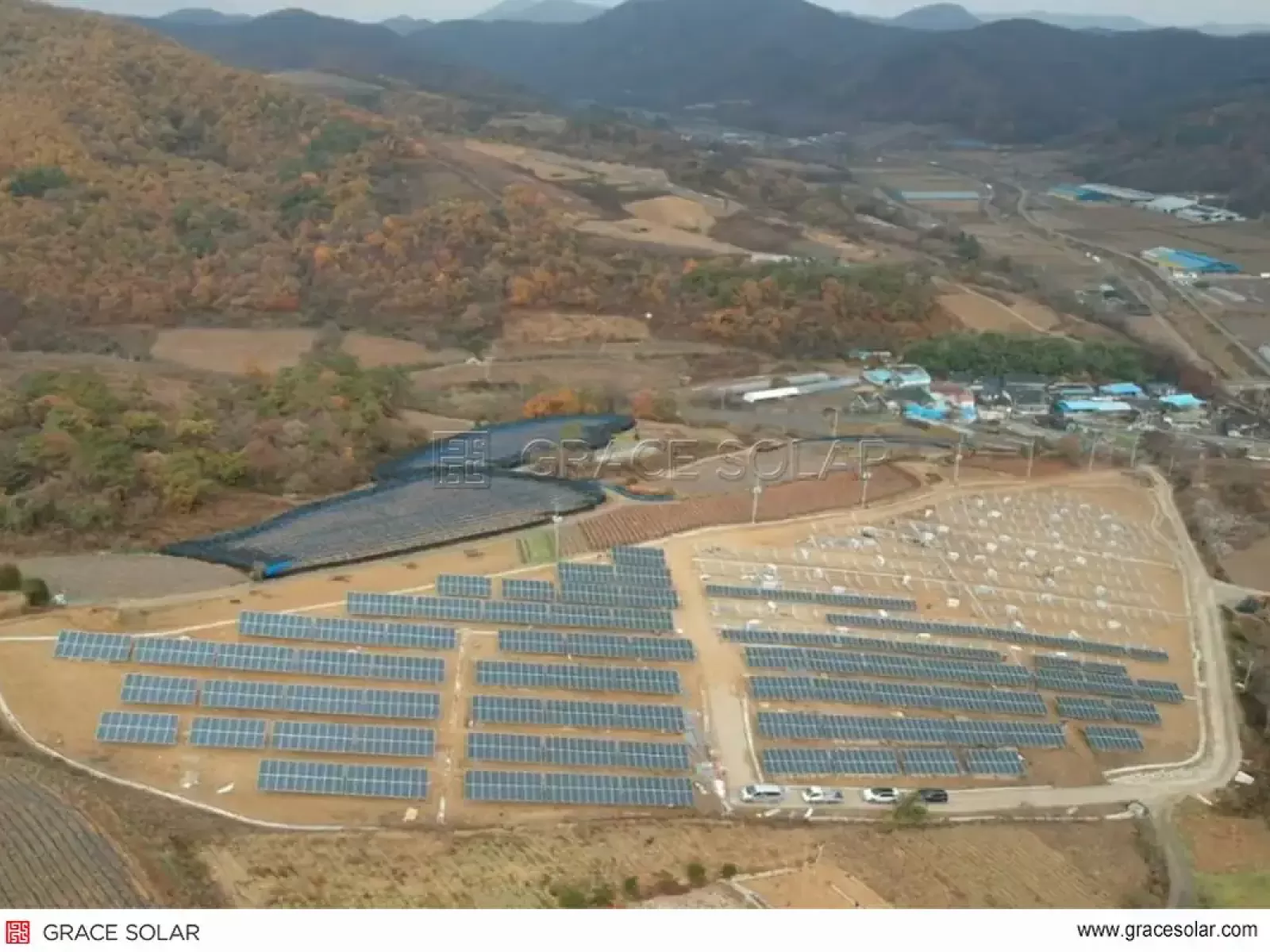 نظام التتبع GS-Light من Grace-Solar - محطة 3.4 ميجاواط بكوريا