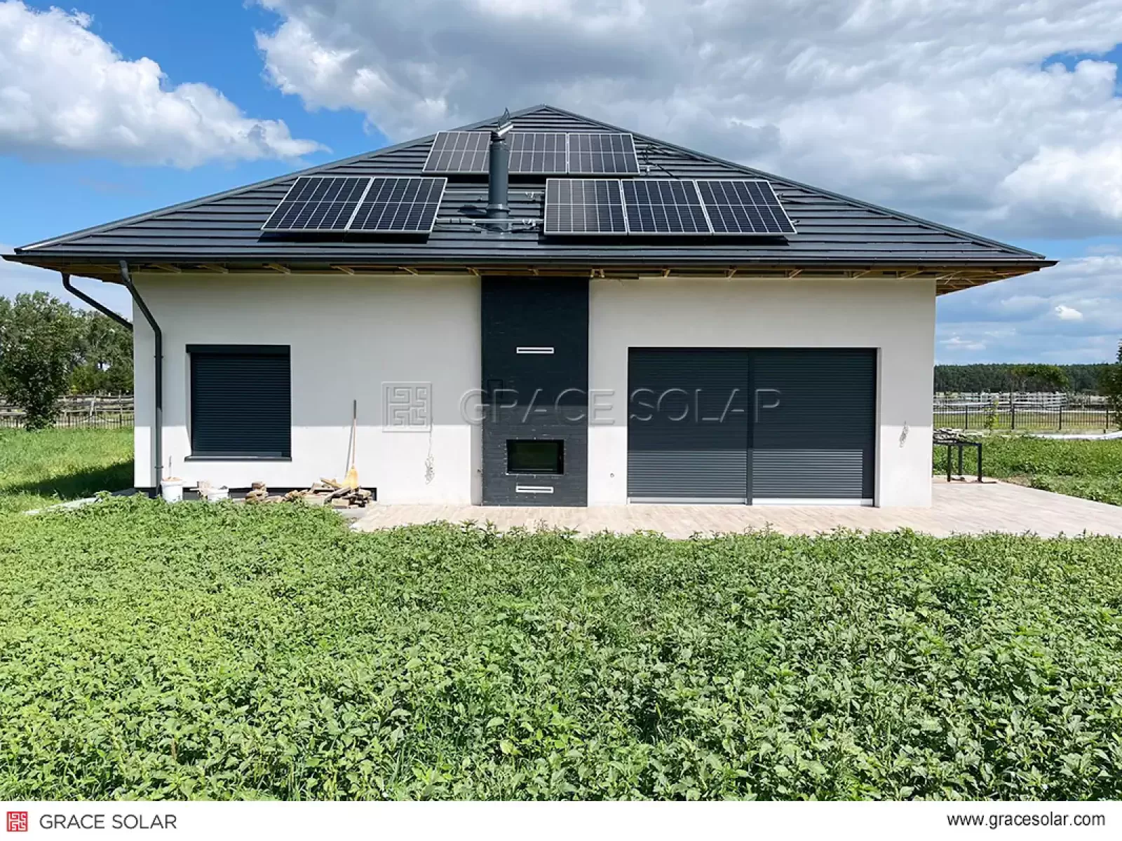 Système de Montage Solaire sur Toit de Grace Solar (Pologne)