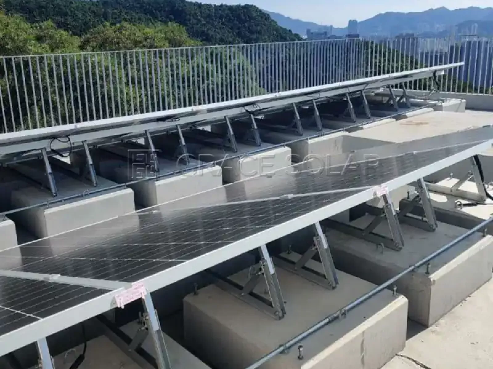 AI-Optimized Triangular Solar Array Layout in Urban Hong Kong