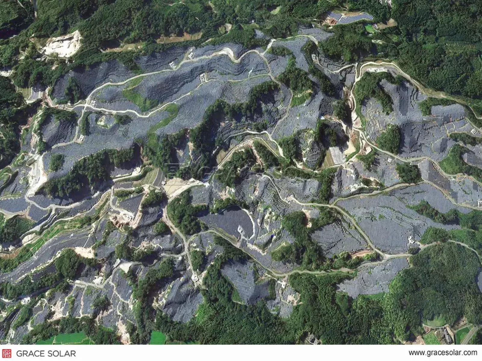 Grace Solar 100MW Ground-Mounted Tracking System in Kagoshima, Japan