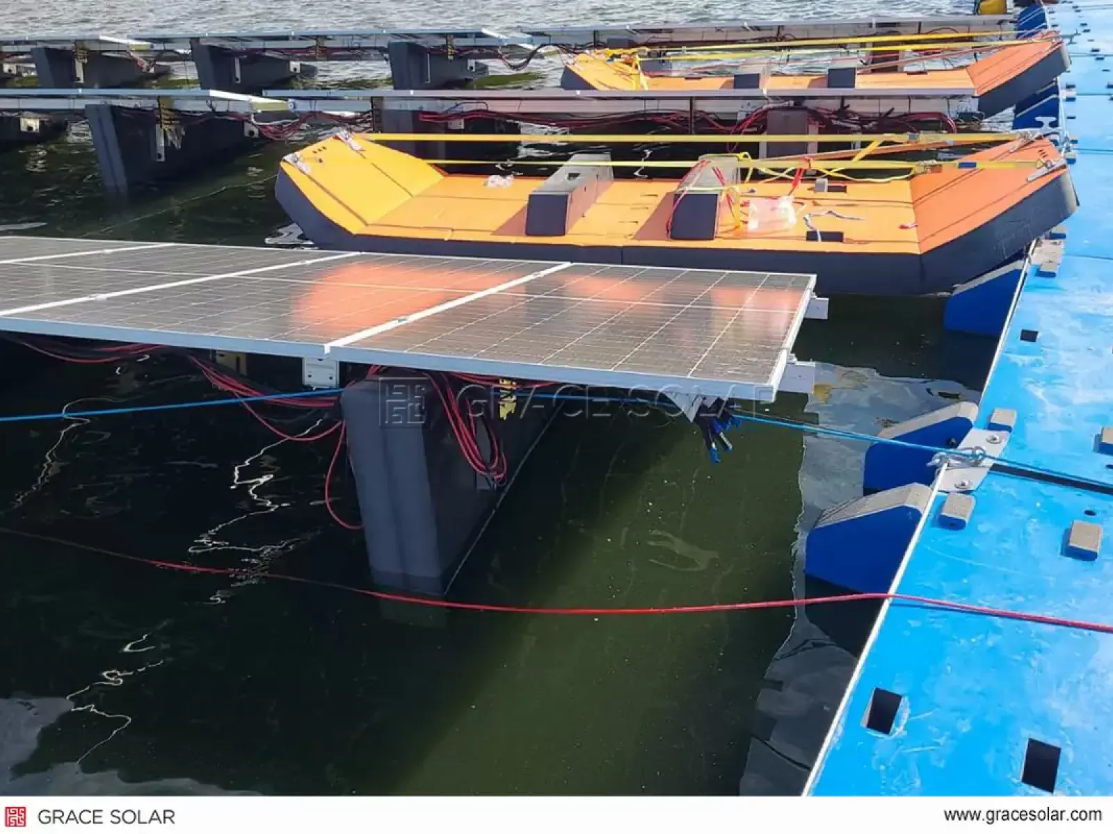​​Integrated Water-Based Solar Solution: Grace Solar's Floating Racks in Action, Israel