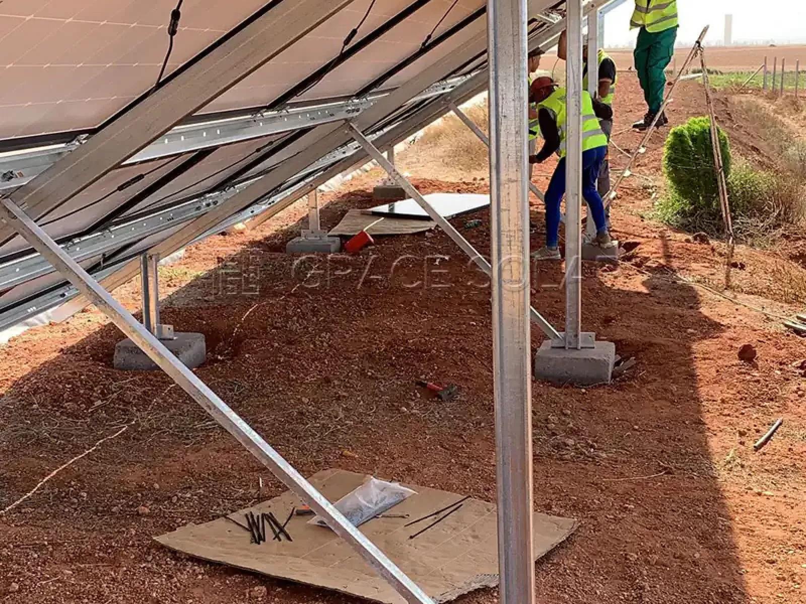 Installation adaptée au désert - Vue d'ensemble