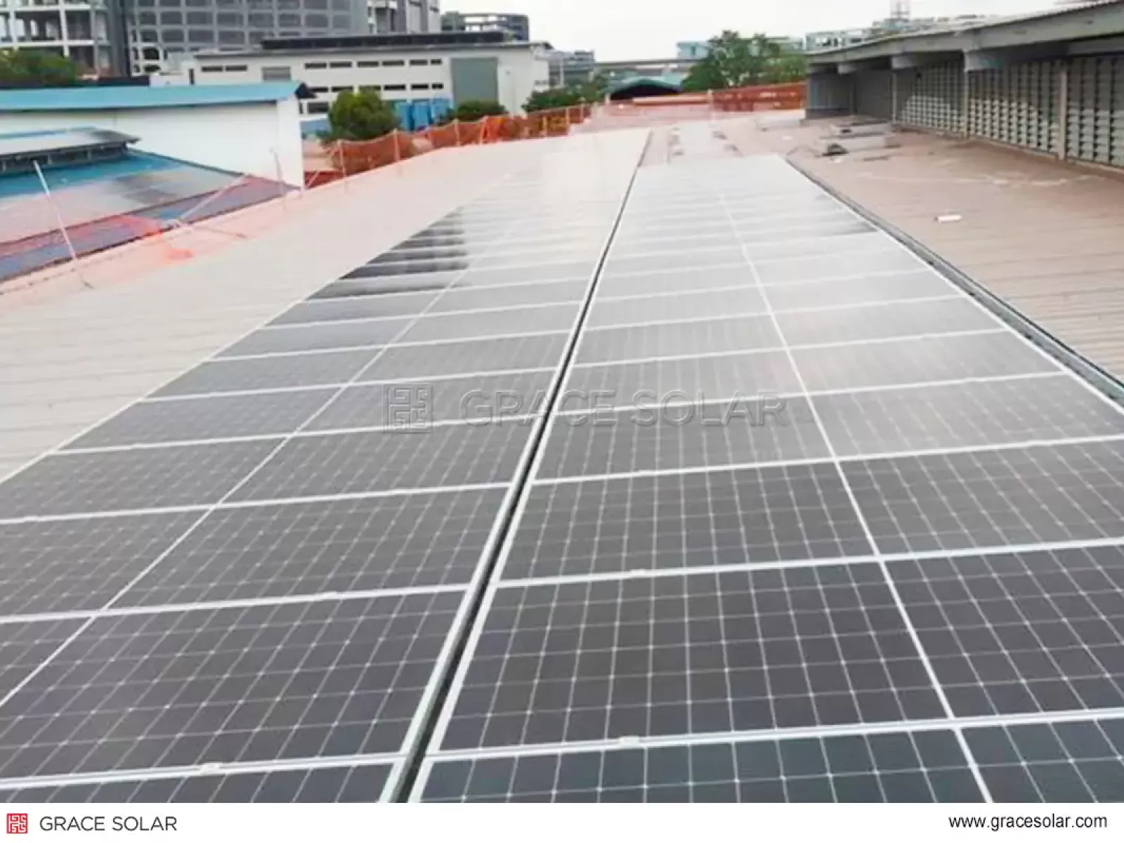 Custom Kliplok Trapezoidal Clamps: Singapore Commercial Installation