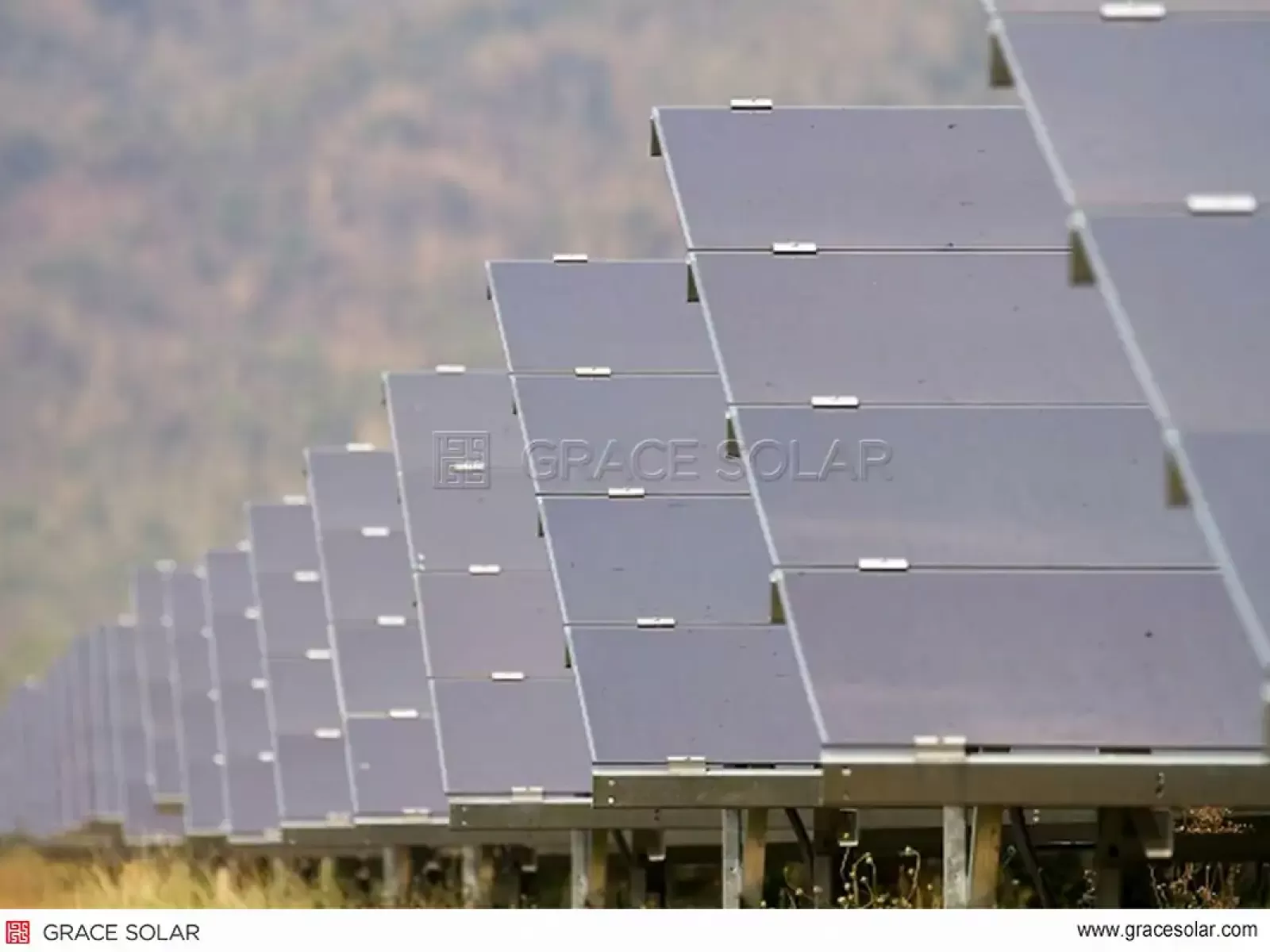 Grace Solar Dual-Axis Solar Tracker Array - Thailand 11.7MW Project