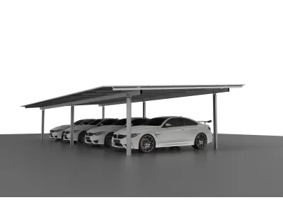 AIoT-Integrated Smart Solar Carport System with Dual Columns​