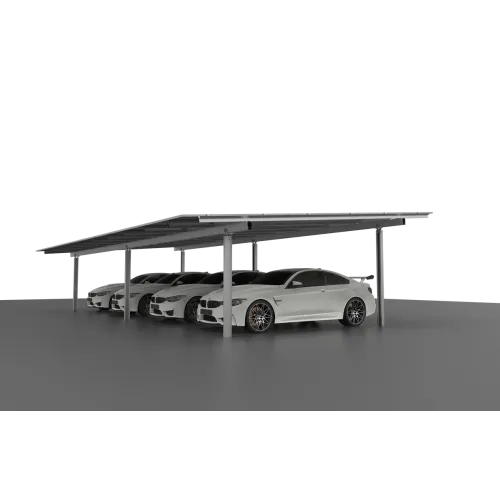 AIoT-Integrated Smart Solar Carport System with Dual Columns​