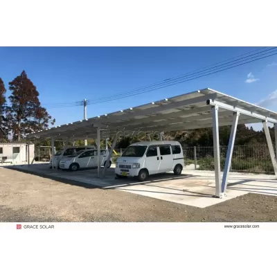 Sistema de Montaje para Cochera Solar Tipo VV