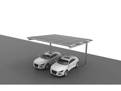 Pre-Assembled Single Column Solar Carport Solar Mount