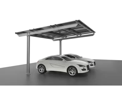 Pre-Assembled Single Column Solar Carport Solar Mount