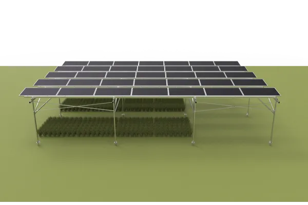 Sistema de Montaje Plano en Aluminio para Plantas Solares