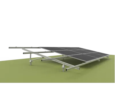 A-Type Ground Mounting System - Landscape Placement (Aluminum Alloy)