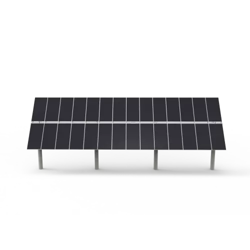 Adjustable Ground Mounting System - Portrait Placement ( Carbon steel )