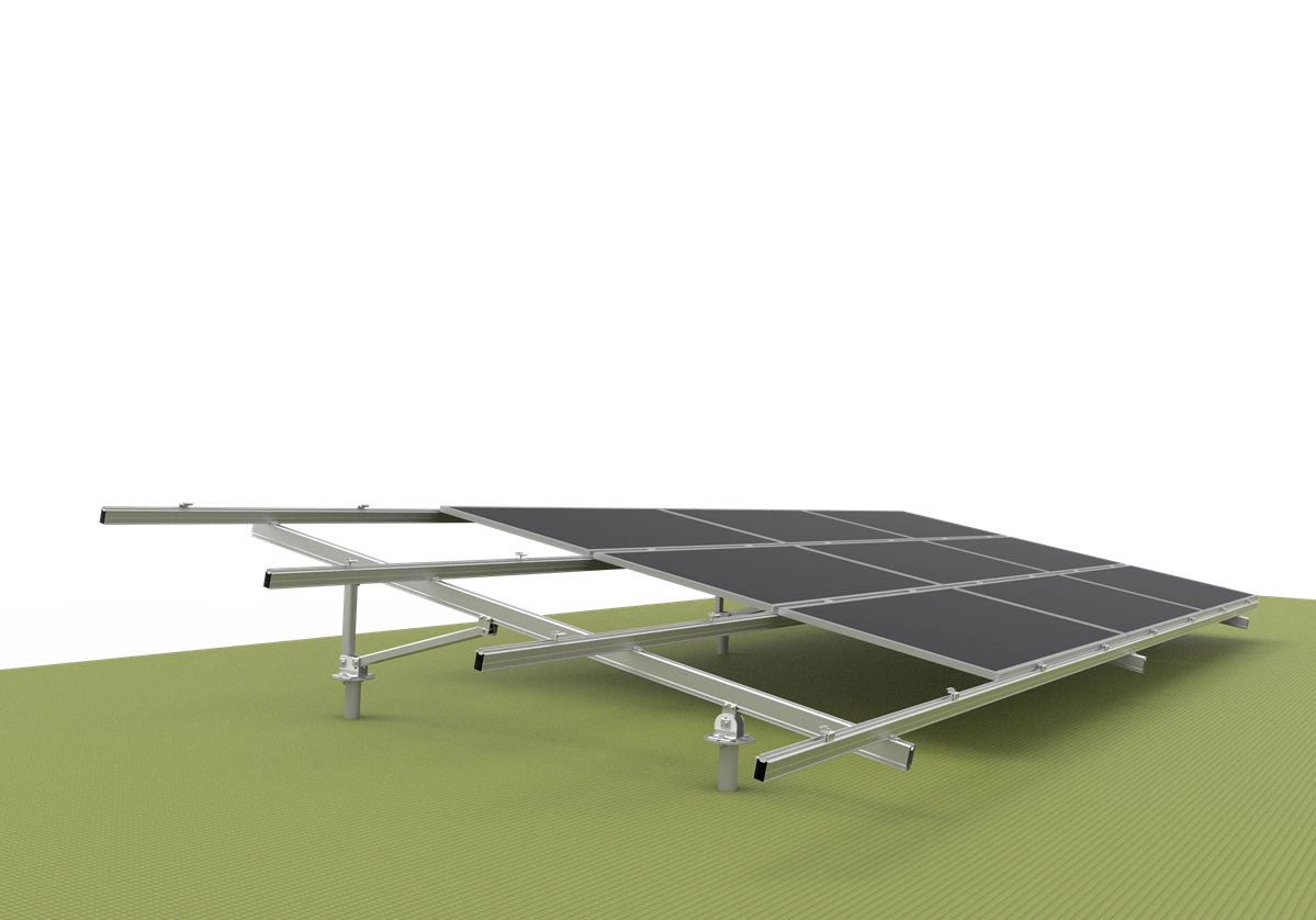 A-Type Ground Mounting System for Solar Panels