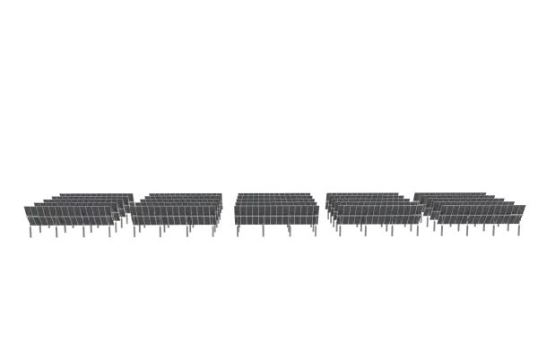 Ground Mounted PV Adjustable Ground Mount Solar Racking