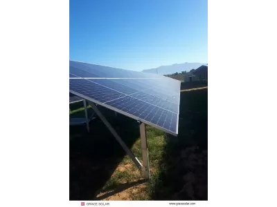Structure de Fixation au Sol pour Panneaux Photovoltaïques Structure de Fixation au Sol pour Panneaux Photovoltaïques