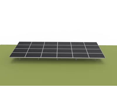 N-Type Ground Mounting System - Landscape Placement ( Aluminum alloy )