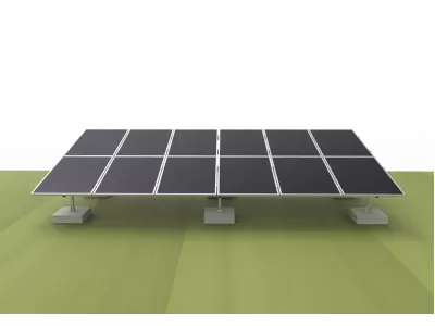 N-Type Ground Mounting System - Portrait Placement ( Aluminum alloy )