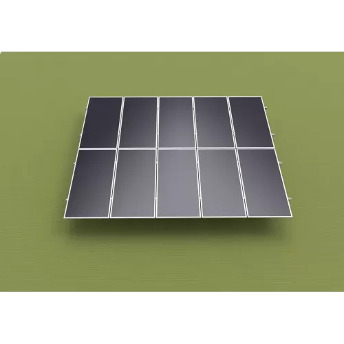 Non-leg Ground Mounting System - Portrait Placement ( Aluminum alloy )