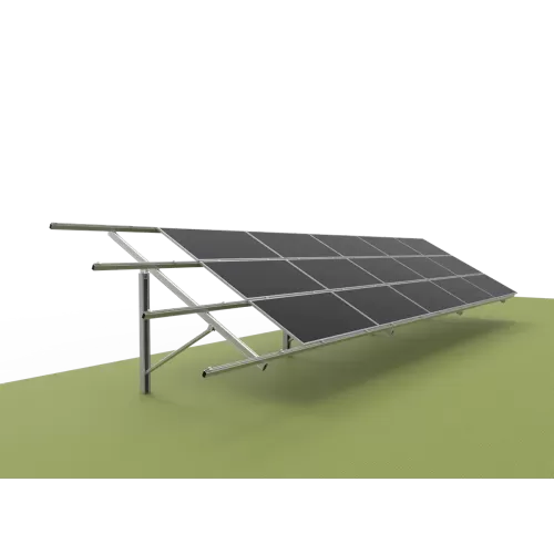 Single Column Piling Ground Mounting System -  Landscape Placement ( Aluminum alloy )