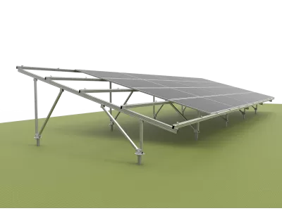 VV-Type Ground Mounting System - Landscape Placement ( Aluminum alloy )