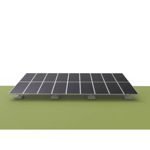 VV-Type Ground Mounting System - Portrait Placement ( Aluminum alloy )