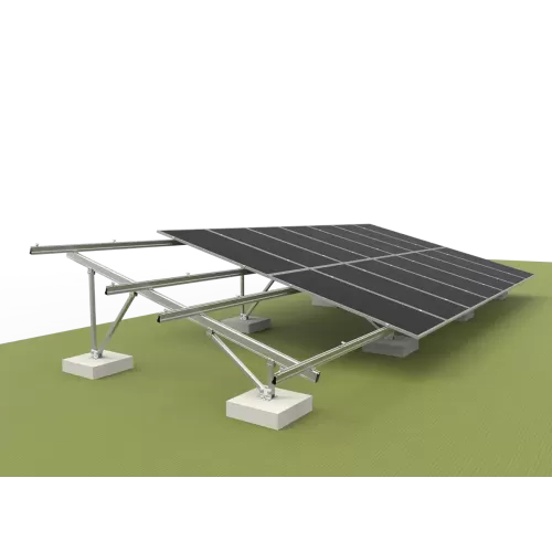 VV-Type Ground Mounting System - Portrait Placement ( Aluminum alloy )
