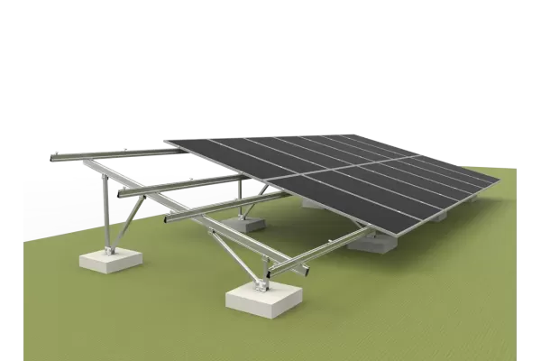 VV-Tipo Sistema de Montaje en Suelo - Vertical (Aleación de Aluminio)